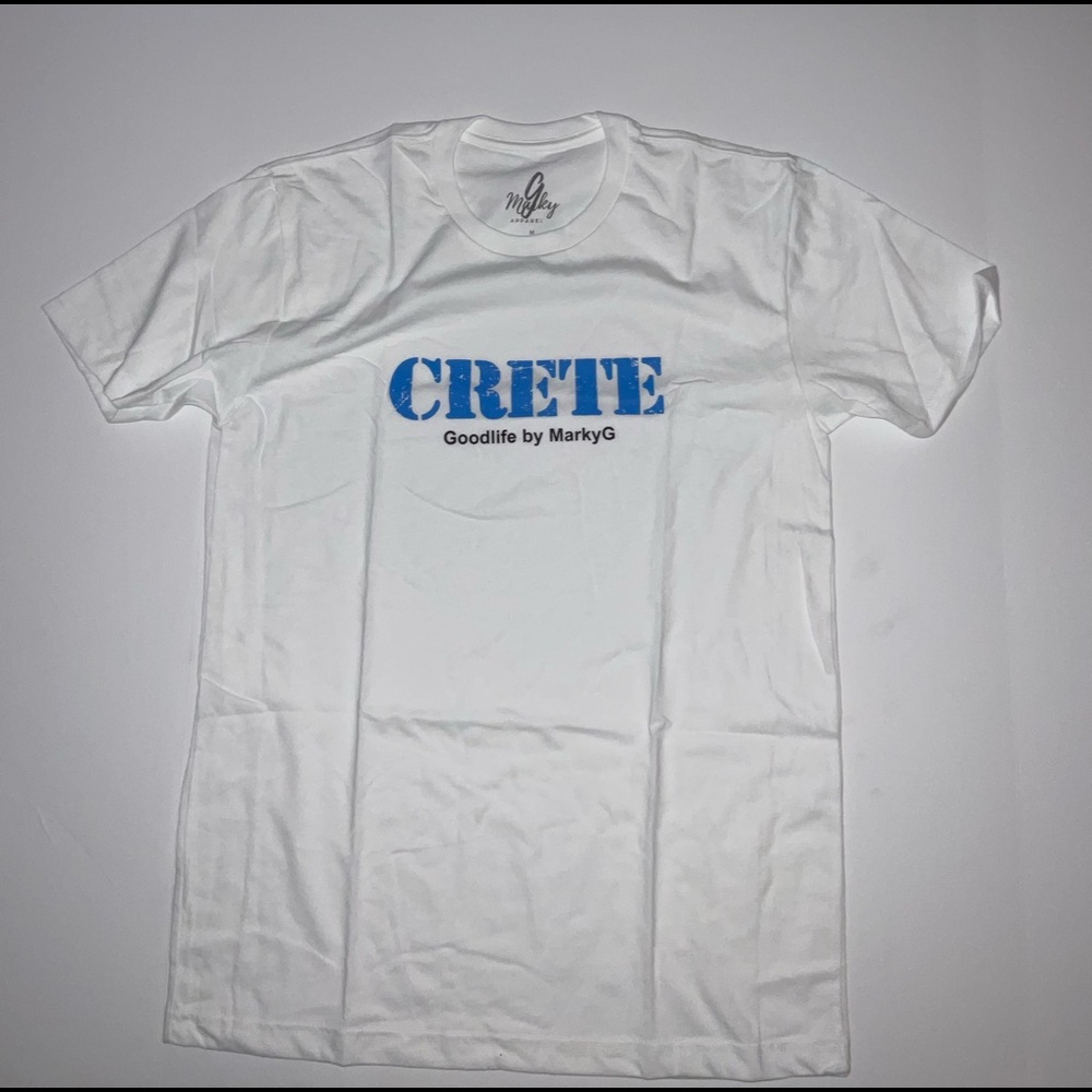 Marky G Mens Crete tee.  White